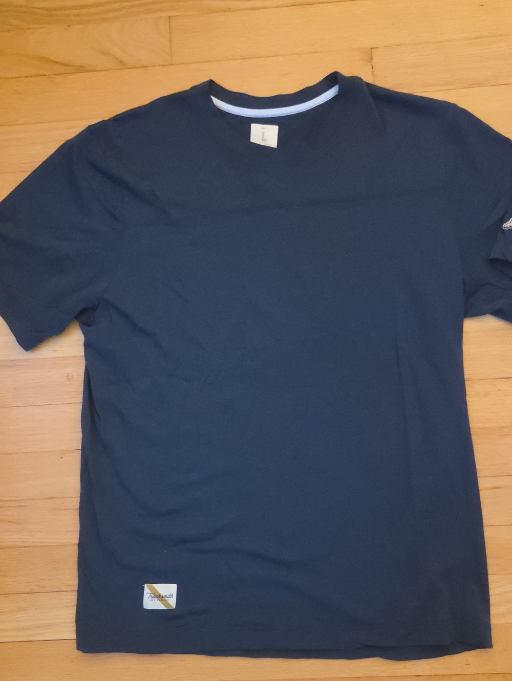 Tracksmith Men's Grayboy Running Tee Navy Large